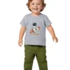 Buy Grey Heather Melange Space Cadet T-shirt for Boys – Soft Cotton Tee