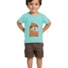 Buy Biscay Green Rock Star T-shirt for Boys – Soft Cotton Tee (Ages 2–6)
